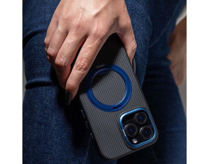 Чехол-силикон Proove Reinforce Case with Magnetic Ring iPhone 16 Pro Max Grey