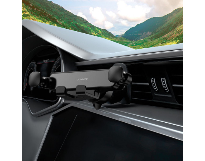 Автодержатель Proove Gravity Lite Air Outlet Car Mount, Black