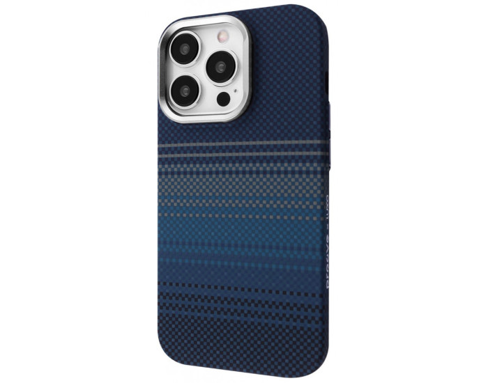 Чехол-силикон Proove Gleam Case with Magnetic Ring iPhone 14 Pro Blue Stripes