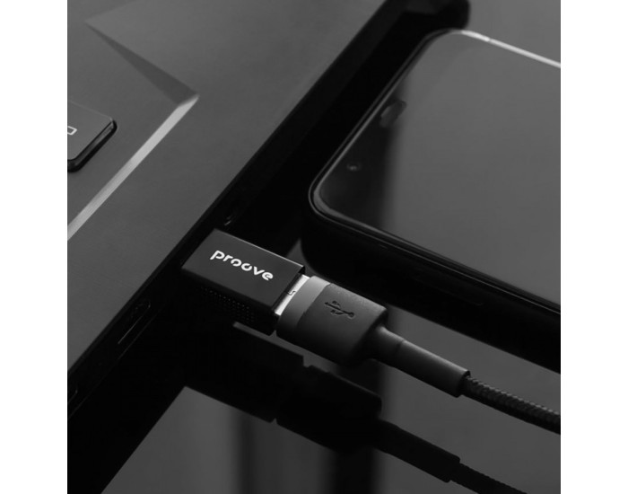 Переходник OTG Proove Extension USB to Type-C Черный