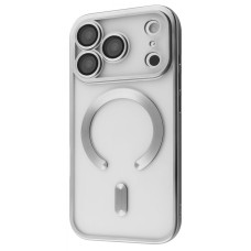 Чохол-силікон Metal Matte Case with MagSafe iPhone 17 Pro Max White Titanium