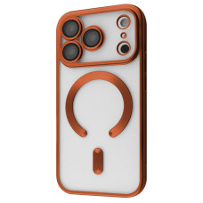 Чохол-силікон Metal Matte Case with MagSafe iPhone 17 Pro Max Cosmic Orange