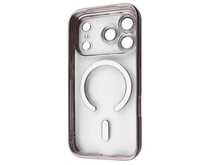Чехол-силикон Metal Matte Case with MagSafe iPhone 17 Pro Max Deep Blue