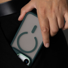 Чехол-силикон Proove Essence Case with MagSafe Ring iPhone 17 Pro Max Black