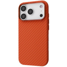 Чехол-силикон Proove Gleam Case with Magnetic Ring iPhone 17 Pro Max Orange Fiber