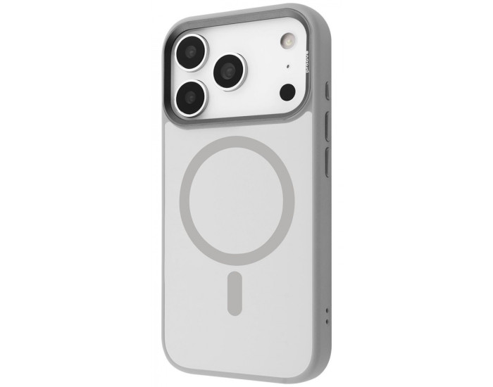 Чехол-силикон Proove Sapphire Case with Magnetic Ring iPhone 17 Pro (Natural Titanium)