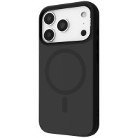 Чехол-силикон Proove Sapphire Case with Magnetic Ring iPhone 17 Pro (Black titanium)