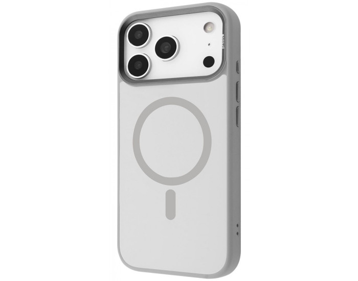 Чехол-силикон Proove Sapphire Case with Magnetic Ring iPhone 17 Pro Max (Natural Titanium)