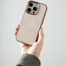 Чехол-силикон Proove Sapphire Case with Magnetic Ring iPhone 17 Pro Max (Natural Titanium)