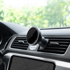 Автодержатель с беспроводной зарядкой Proove Light Circle 15W (Black)