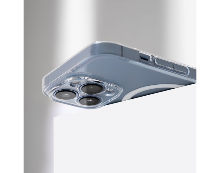 Чехол-силикон Proove Crystal Case with Magnetic Ring iPhone 17 Pro Max (Transparent)