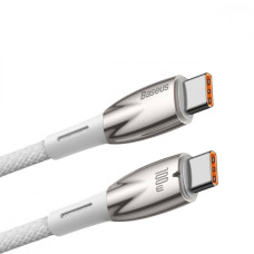 Кабель USB-C Baseus Glimmer Series Fast Charging Type-C to Type-C (100W/2m) Black (CADH000801)