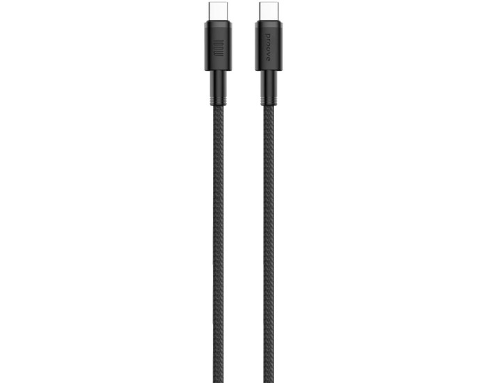 Кабель Proove Nylo Type-C to Type-C (100W/1.5m) Black