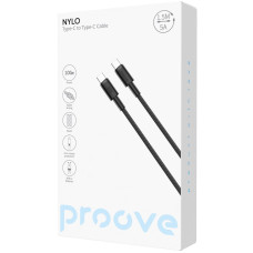 Кабель Proove Nylo Type-C to Type-C (100W/1.5m) Black