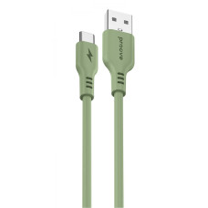 Кабель Proove Rebirth USB to Type-C (2.4A/ 1m) Green