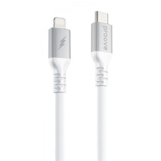 Кабель Proove ReGen Silicone Type-C to Lightning (27W/ 1m) White