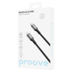 Кабель Proove ReGen Silicone Type-C to Lightning (27W/ 1m) Black