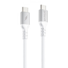 Кабель Proove ReGen Silicone Type-C to Type-C (60W/ 1m) White