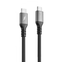 Кабель Proove ReGen Silicone Type-C to Type-C (60W/ 1m) Black