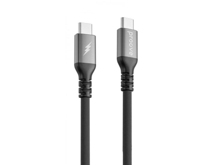 Кабель Proove ReGen Silicone Type-C to Type-C (60W/ 1m) Black