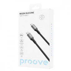Кабель Proove ReGen Silicone Type-C to Type-C (60W/ 1m) Black
