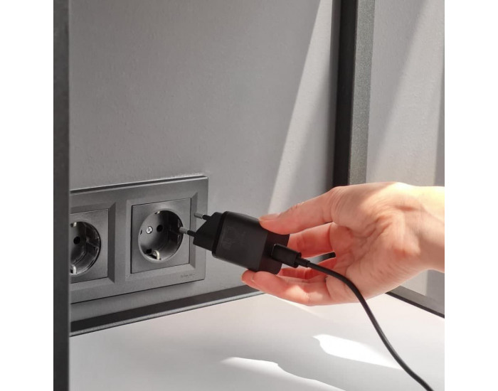 Мережеве зарядний пристрій Baseus Super Silicone Quick Charger 25W з кабелем Type-C to Type-C (3A/ 1m) (TZCCSUP-L01) чорний