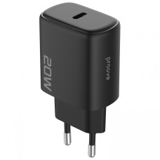 Сетевое зарядное устройство Proove Silicone Power 2 20W (Type-C) + Cable Type-C to Lightning (1m) (Белый  White)