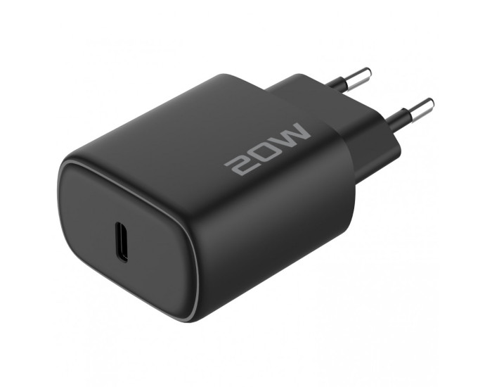 Сетевое зарядное устройство Proove Silicone Power 2 20W (Type-C) + Cable Type-C to Lightning (1m) (Белый  White)