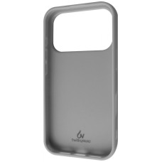 Чехол-силикон Bling World Rock Diamond iPhone 17 Pro Max Silver
