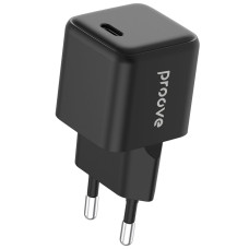 Сетевое зарядное устройство Proove Pocket GaN 25W (Type-C) (Черный  Black)