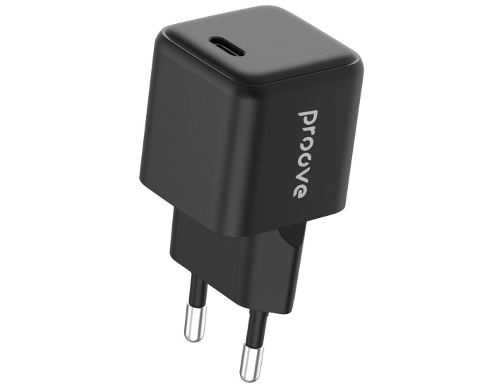 Сетевое зарядное устройство Proove Pocket GaN 25W (Type-C) (Черный  Black)