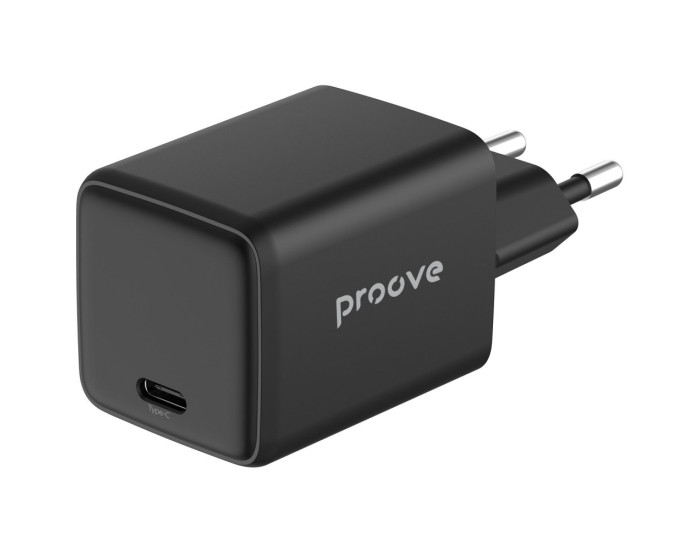Сетевое зарядное устройство Proove Pocket GaN 25W (Type-C) (Черный  Black)