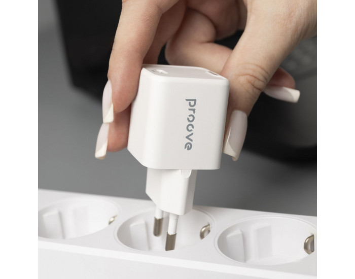 Сетевое зарядное устройство Proove Pocket GaN 25W (Type-C) (Черный  Black)