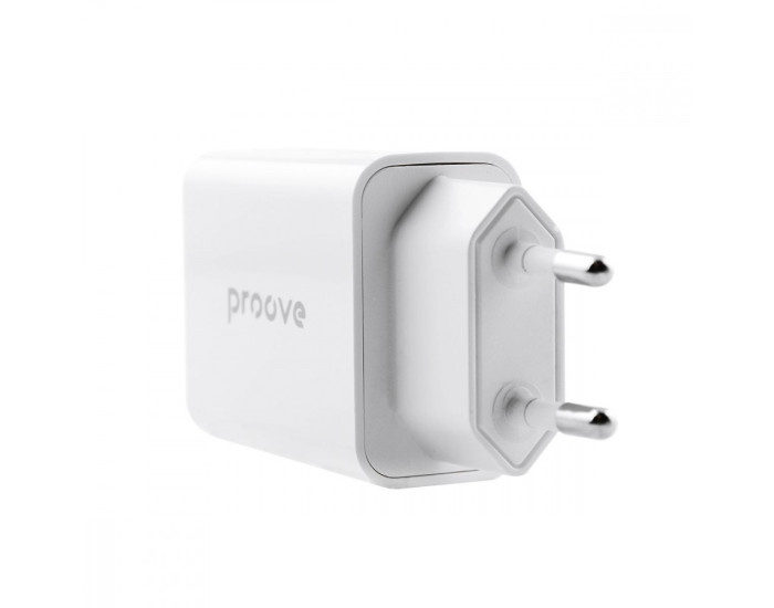 Сетевое зарядное устройство Proove Rapid 20W (Type-C + USB) (Белый  White)