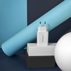 Сетевое зарядное устройство Proove Rapid 20W (Type-C + USB) (Белый  White)