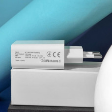 Сетевое зарядное устройство Proove Rapid 20W (Type-C + USB) (Белый  White)