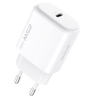Сетевое зарядное устройство Proove Silicone Power 2 25W (Type-C) (Белый  White)