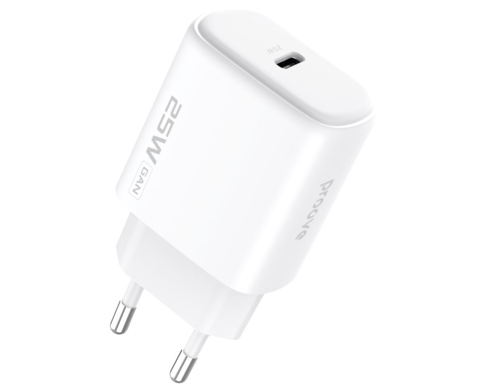 Сетевое зарядное устройство Proove Silicone Power 2 25W (Type-C) (Белый  White)