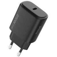 Сетевое зарядное устройство Proove Silicone Power 2 25W (Type-C) (Черный  Black)