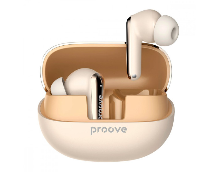 Бездротові Hаушники Bluetooth Proove Blitz TWS with ANC Beige
