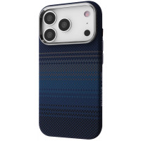 Чехол-силикон Proove Gleam Case with Magnetic Ring iPhone 17 Pro Max Blue Stripes