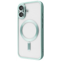 Чехол-силикон Metal Matte Case with MagSafe iPhone 17 Teal