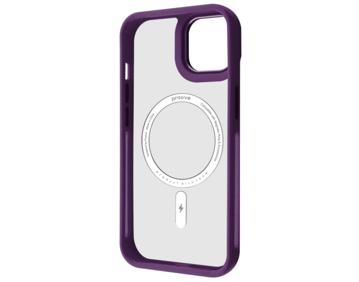 Чехол-силикон Proove Clear Essence Case with Magnetic Ring iPhone 17 Black