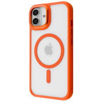 Чехол-силикон Proove Clear Essence Case with Magnetic Ring iPhone 17 Orange