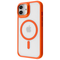 Чехол-силикон Proove Clear Essence Case with Magnetic Ring iPhone 17 Orange