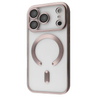 Чехол-силикон Metal Matte Case with MagSafe iPhone 17 Pro Natural Titanium