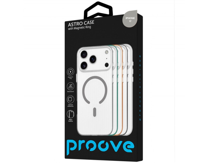 Чехол-силикон Proove Astro Case with Magnetic Ring iPhone 17 Mint