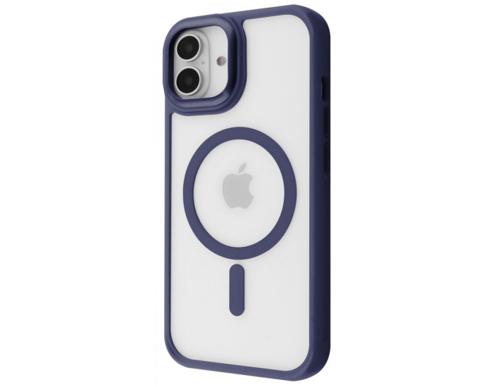 Чехол-силикон Proove Clear Essence Case with Magnetic Ring iPhone 17 Midninght Blue