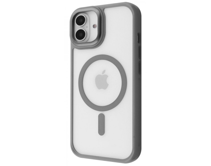 Чехол-силикон Proove Clear Essence Case with Magnetic Ring iPhone 17 Gray