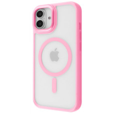 Чехол-силикон Proove Clear Essence Case with Magnetic Ring iPhone 17 Pink Sand